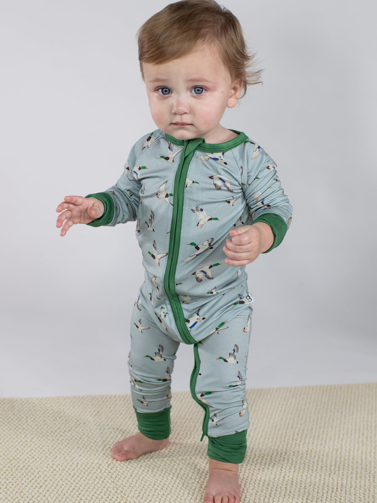 GOOSIES Convertible Zip Pajamas - MALLARDS