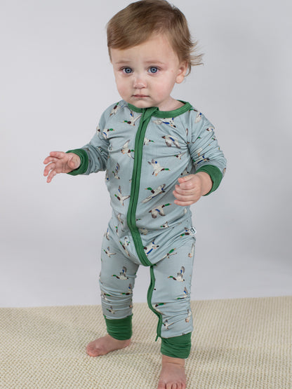 GOOSIES Convertible Zip Pajamas - MALLARDS