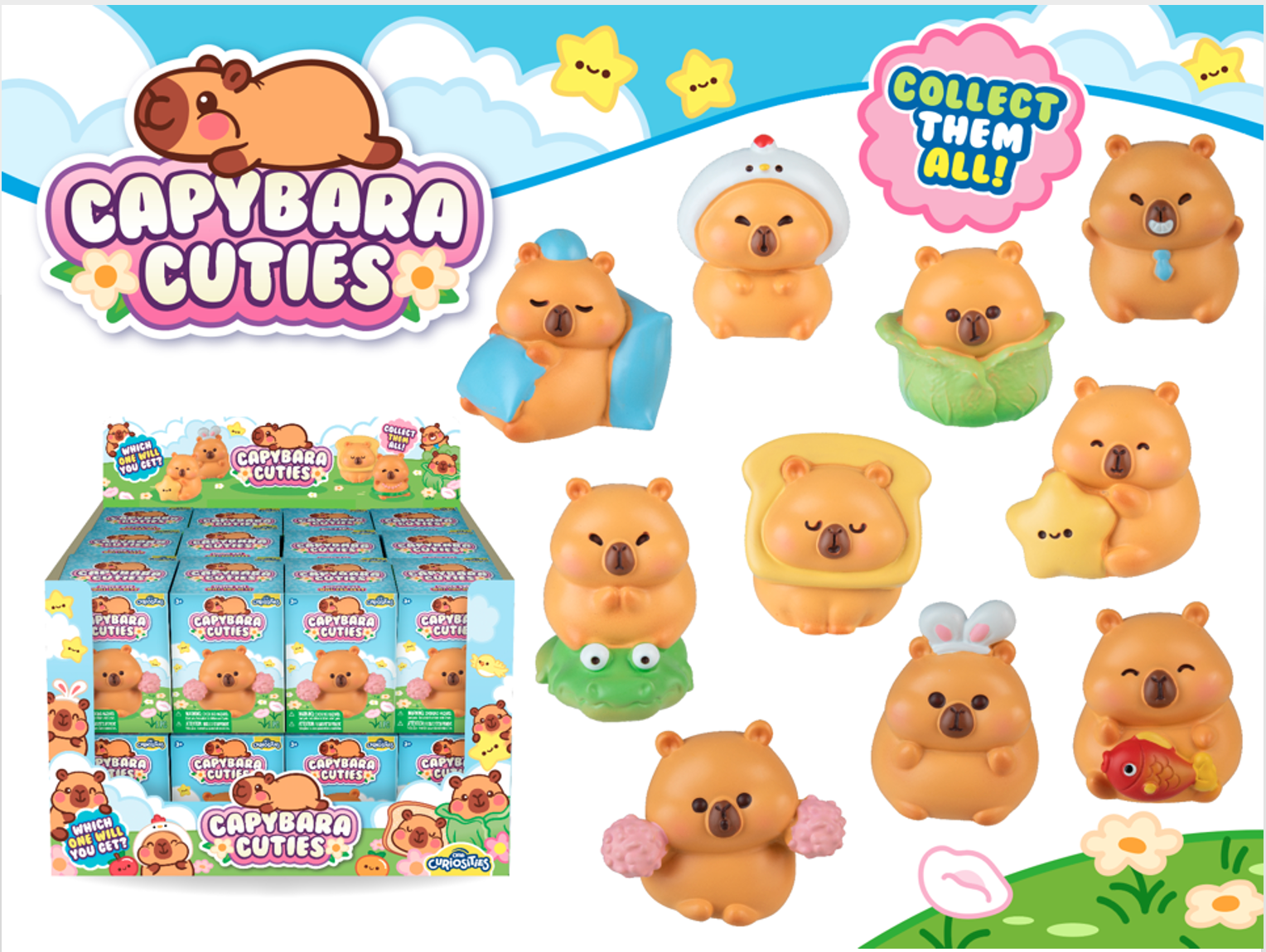 ORB™ Capybara Cuties Collectible Figures - Persnickety Shop
