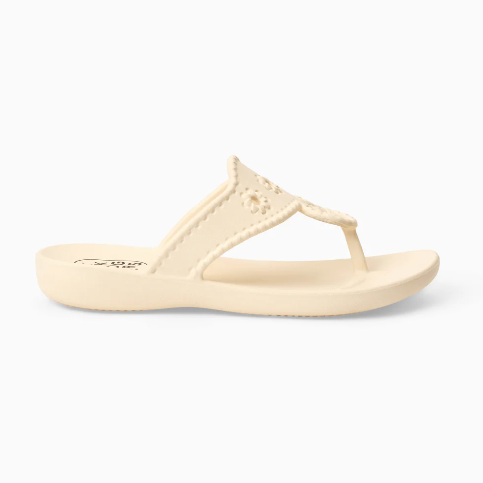 Jack Rogers Girls Eva Waterproof Sandal Cream - Persnickety Shop