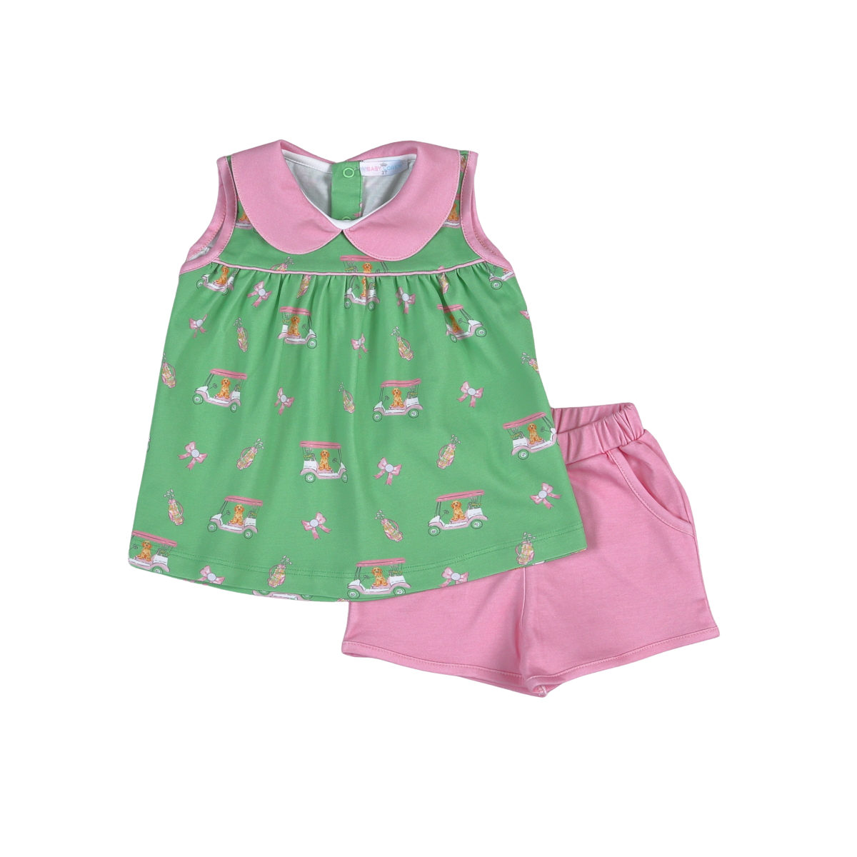 Baby Loren Golf Buddies Short Set- Girls - Persnickety Shop
