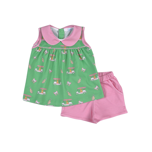 Baby Loren Golf Buddies Short Set- Girls - Persnickety Shop