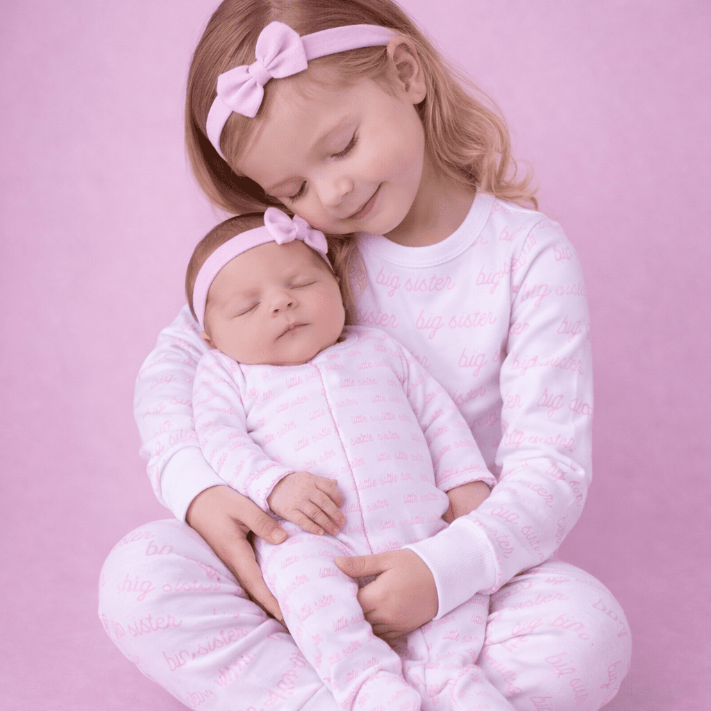 Magnolia Baby Big Sister Print Long Pajamas - Persnickety Shop