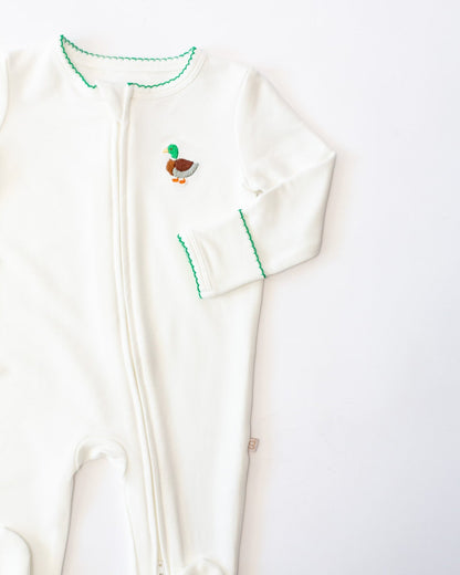 GOOSIES Mallard Embroidered Pip Zip