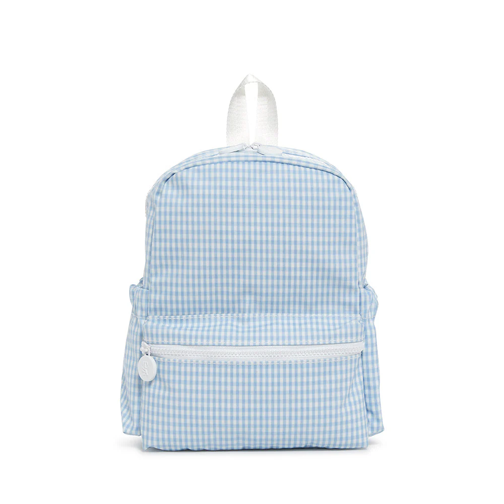 MINI BACKER - GINGHAM MIST BACKPACK - Persnickety Shop