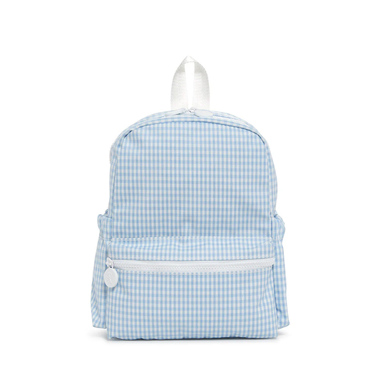 MINI BACKER - GINGHAM MIST BACKPACK - Persnickety Shop