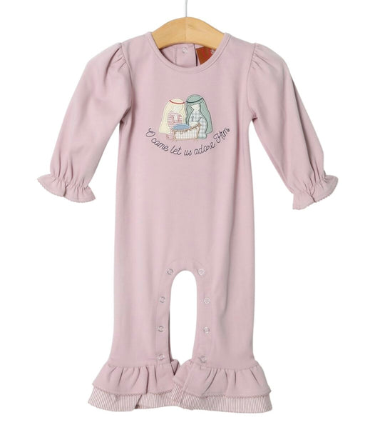 Millie Jay Nativity Appliqué Girls Romper