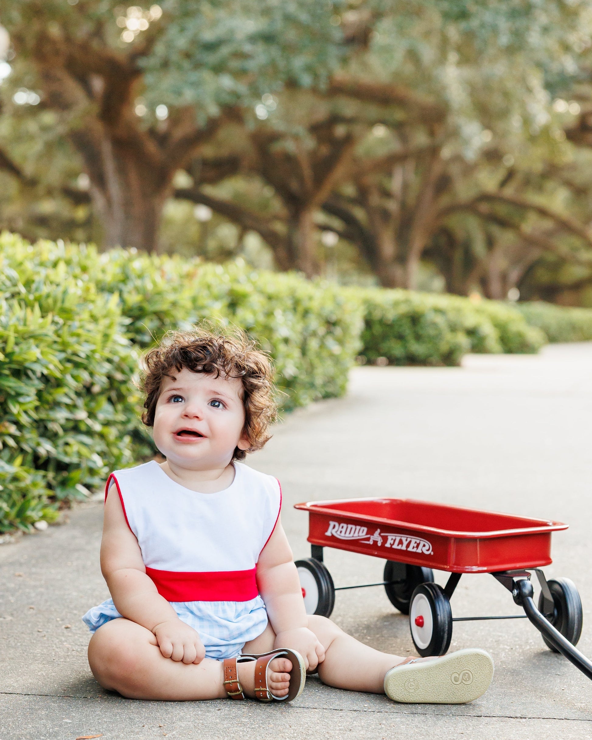 Jellybean Boy Benjamin Bubble- Southern Summer Gingham - Persnickety Shop