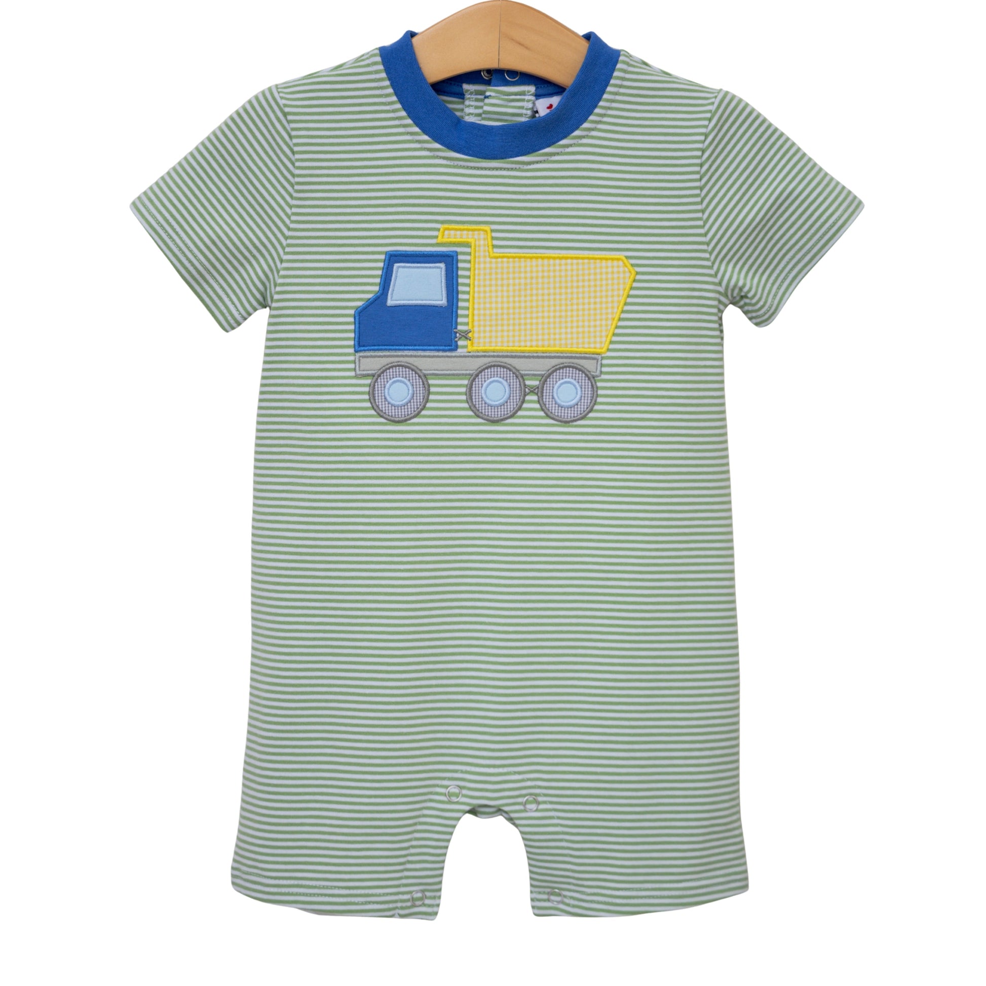 Jellybean Boy Dump Truck Romper - Persnickety Shop