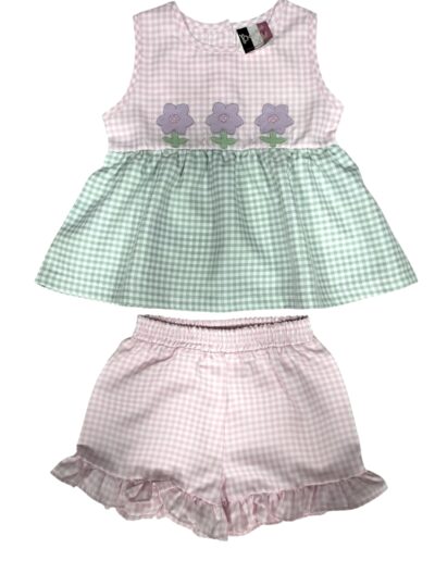 Spring Blooms Girls Short Set - Persnickety Shop