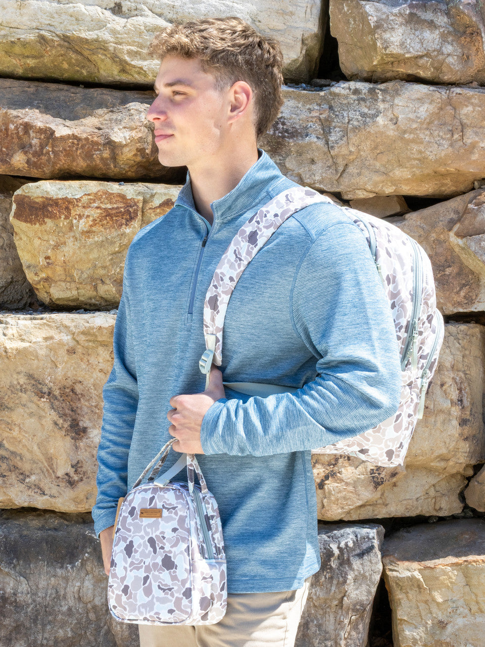 Simply Southern School Backpack Camo- Light