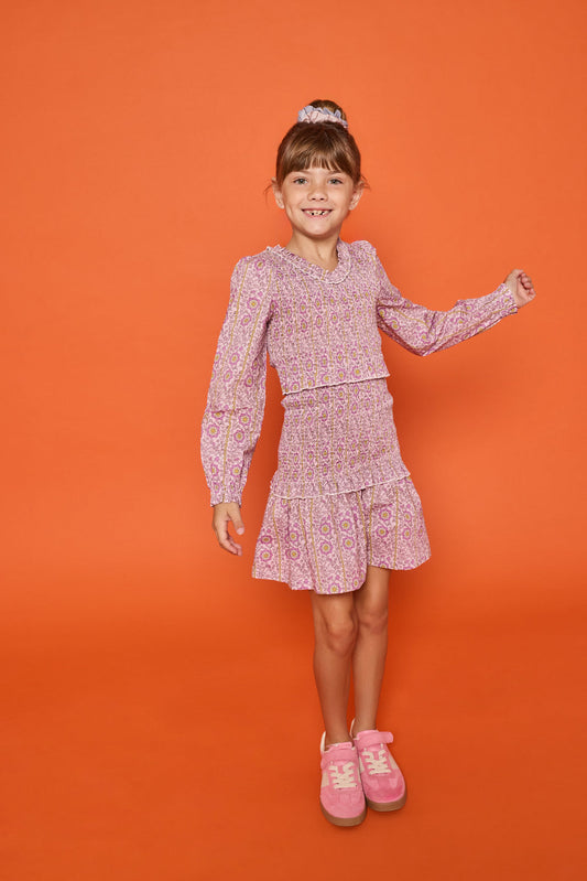 Bisby Indie Dress - Verbier Vines Violet