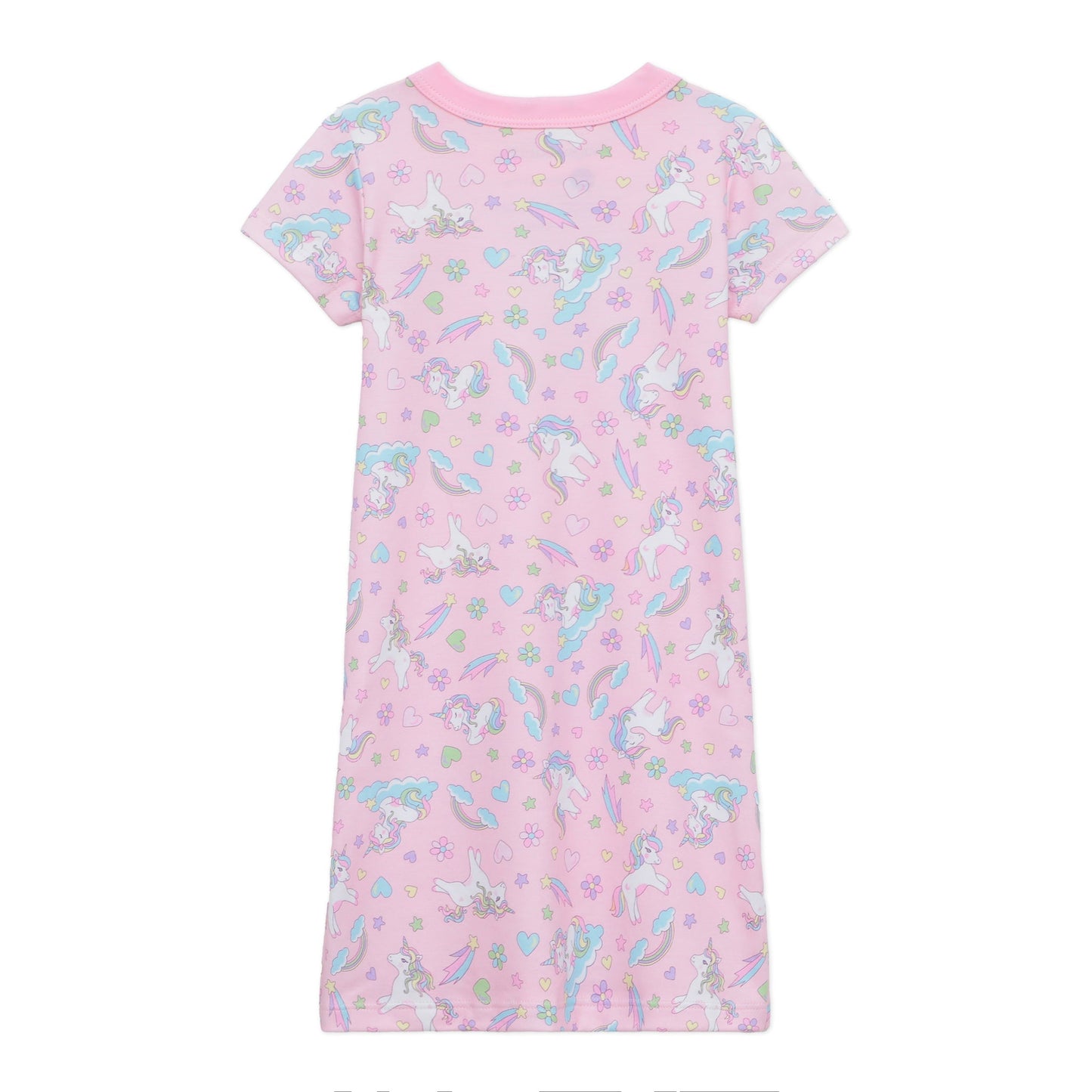 Magnolia Baby Enchanted Unicorns Short Sleeve Play Dress/ Nightgown - Persnickety Shop