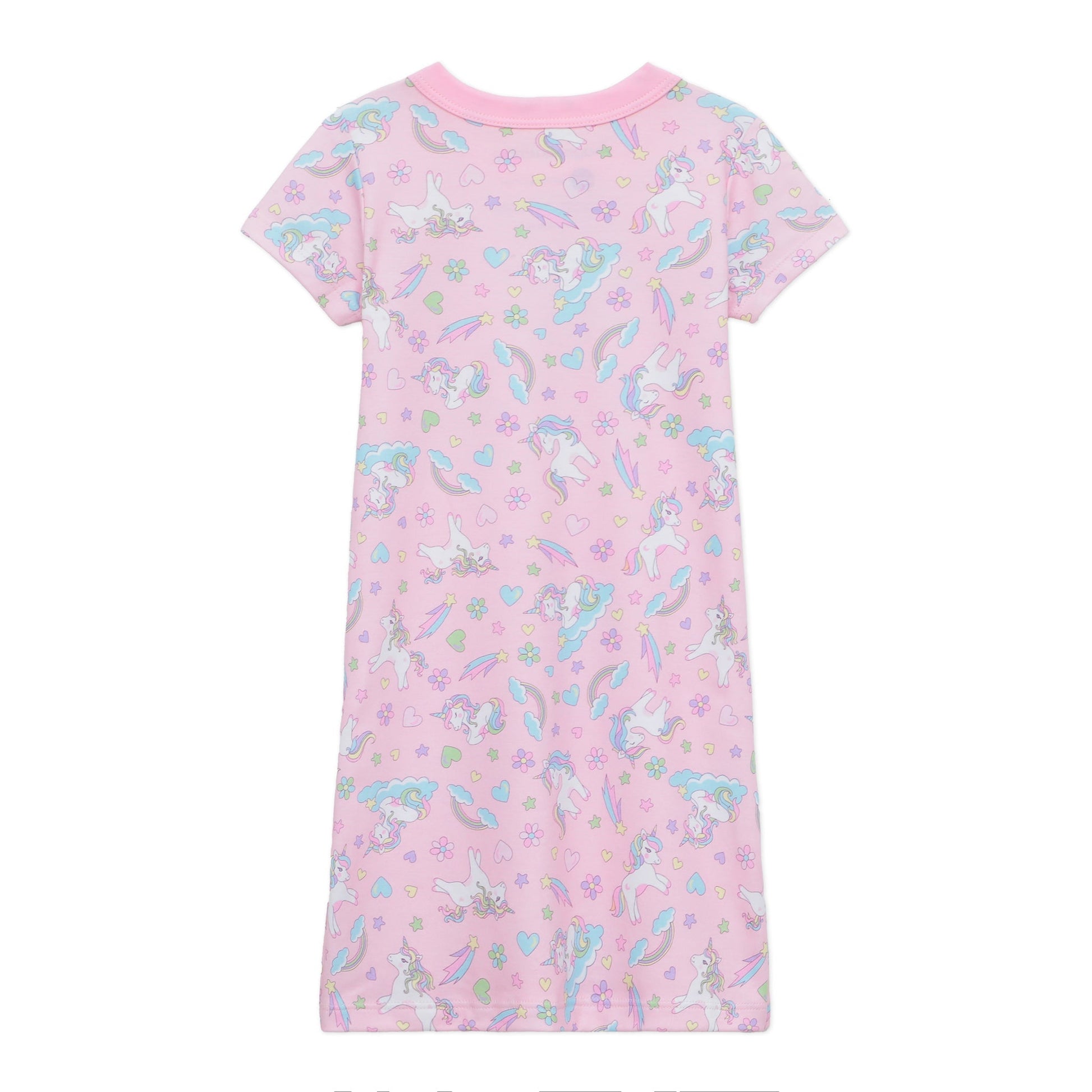 Magnolia Baby Enchanted Unicorns Short Sleeve Play Dress/ Nightgown - Persnickety Shop