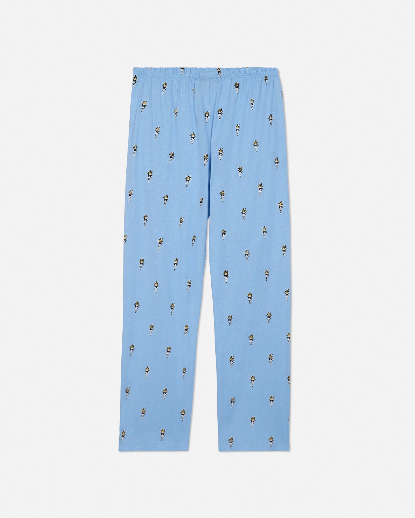 GOAT USA AOP Goat Head Pajama Pants: Carolina Blue - Persnickety Shop