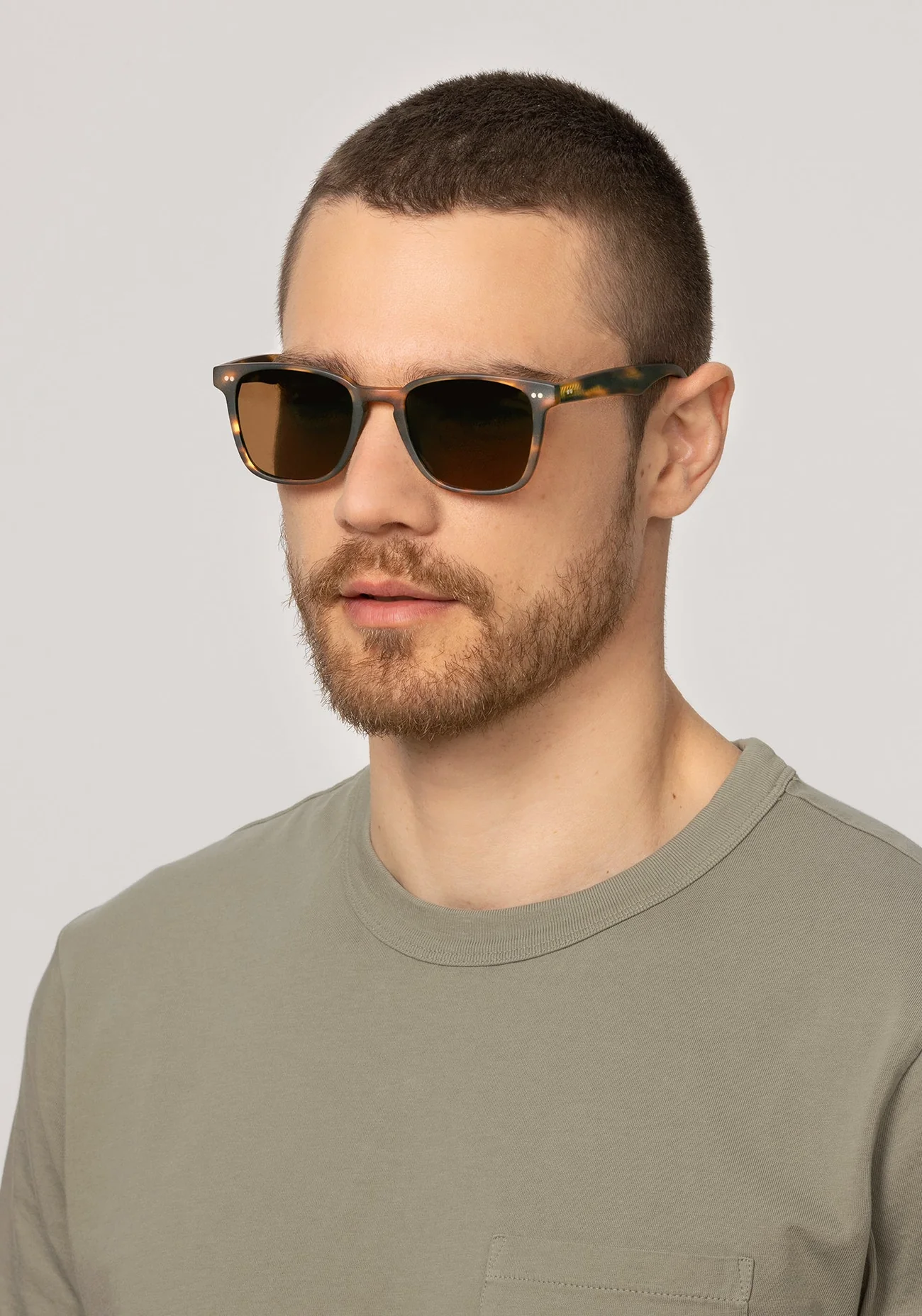 KREWE VINDEL MATTE HICKORY POLARIZED - Persnickety Shop