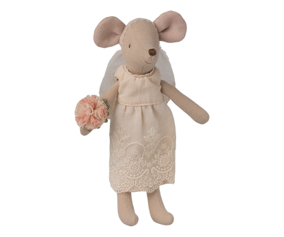 Maileg NEW Wedding dress, Mum mouse