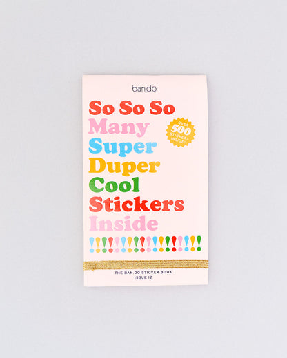 STICKER BOOK - ISSUE TWELVE BAN.DO