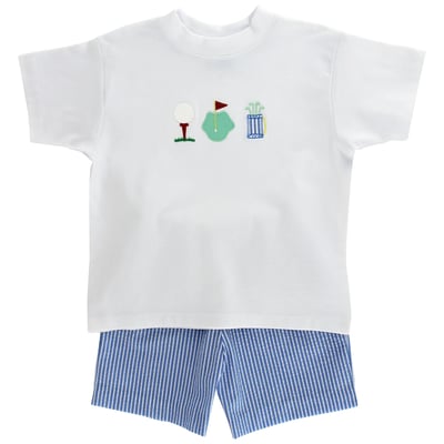 The Bailey Boys MINI MULLIGANS-BOYS SHORT SET - Persnickety Shop