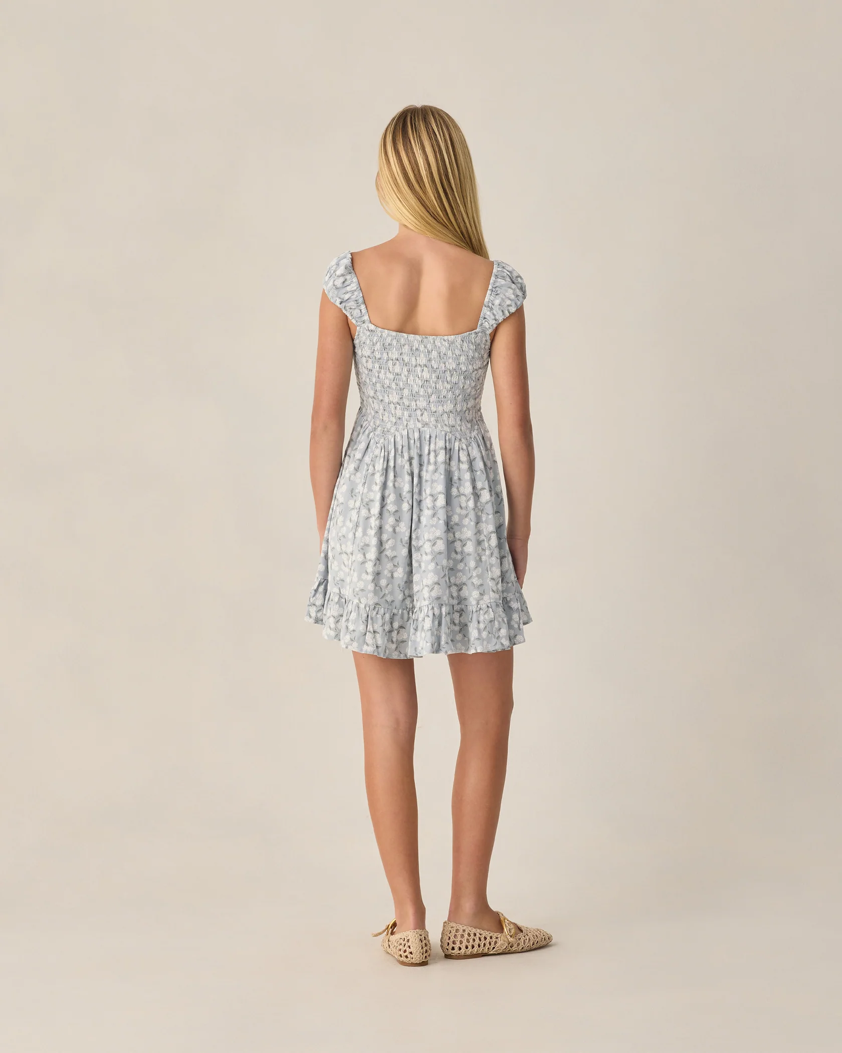 RYLEE + CRU Teen Kalina Dress Hydrangea - Persnickety Shop