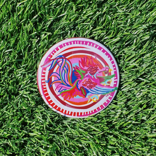 Chan Art USC Gamecock Button 3" - Persnickety Shop