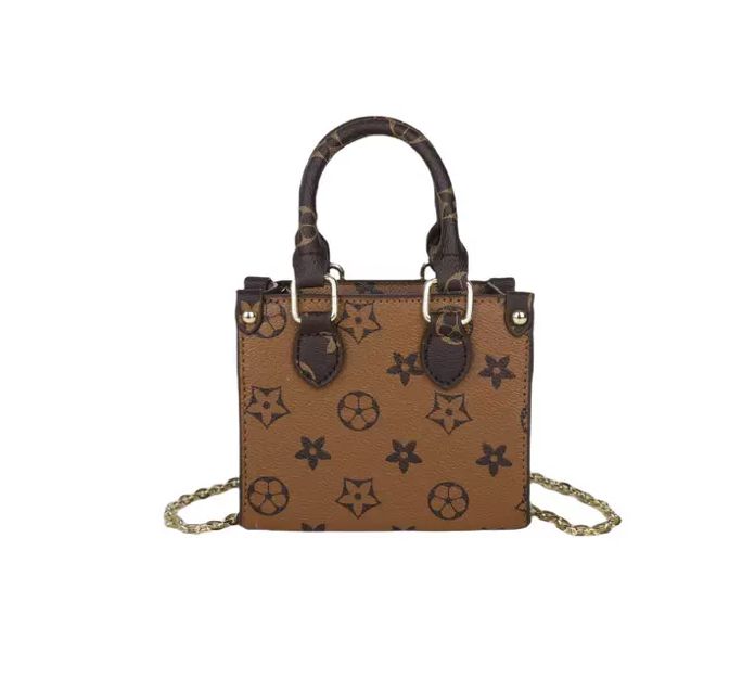 Fashion Printed Mini Tote- CAMEL