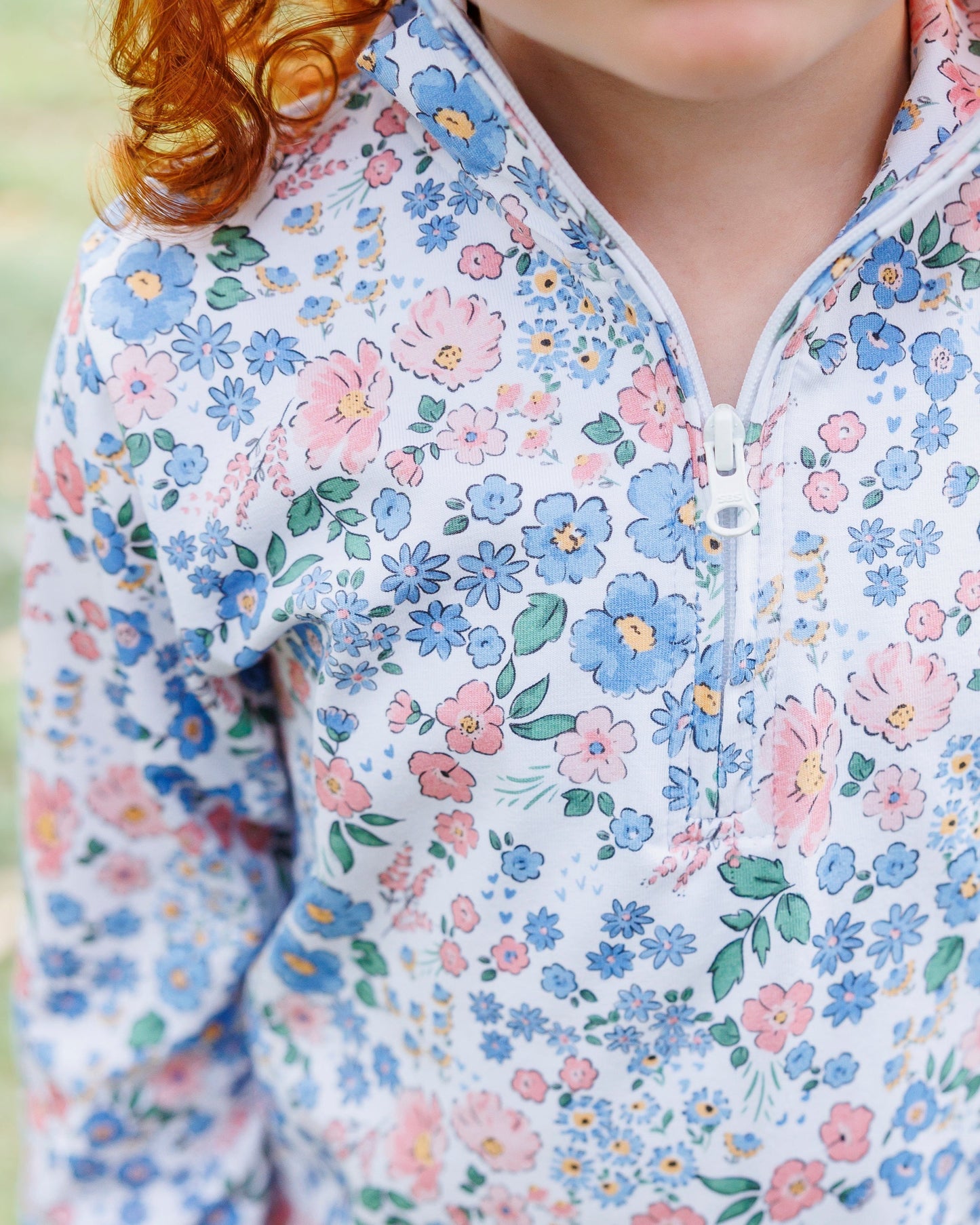 PRE-ORDER | Autumn Blooms Elise Ruffle Pullover Set Jellybean by Smock Candy - Persnickety Shop