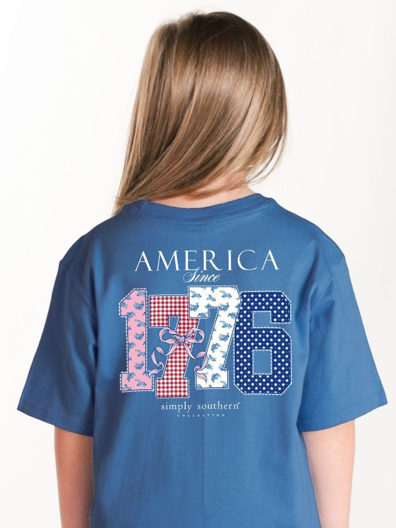 Simply Southern Girls Patriotic America 1776 T-Shirt - Persnickety Shop