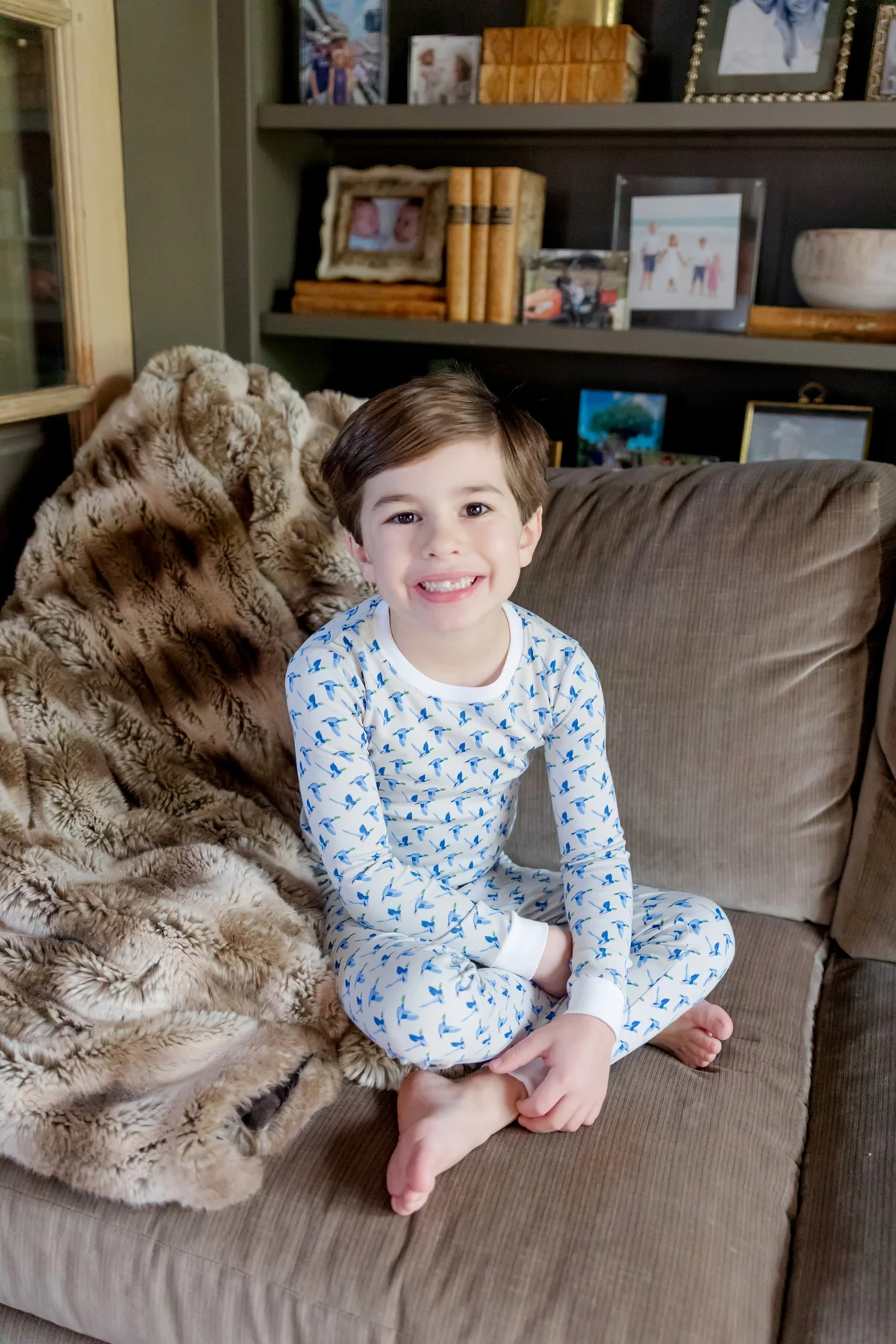 Lila and Hayes GRAYSON PAJAMA SET - MALLARD DUCK - Persnickety Shop