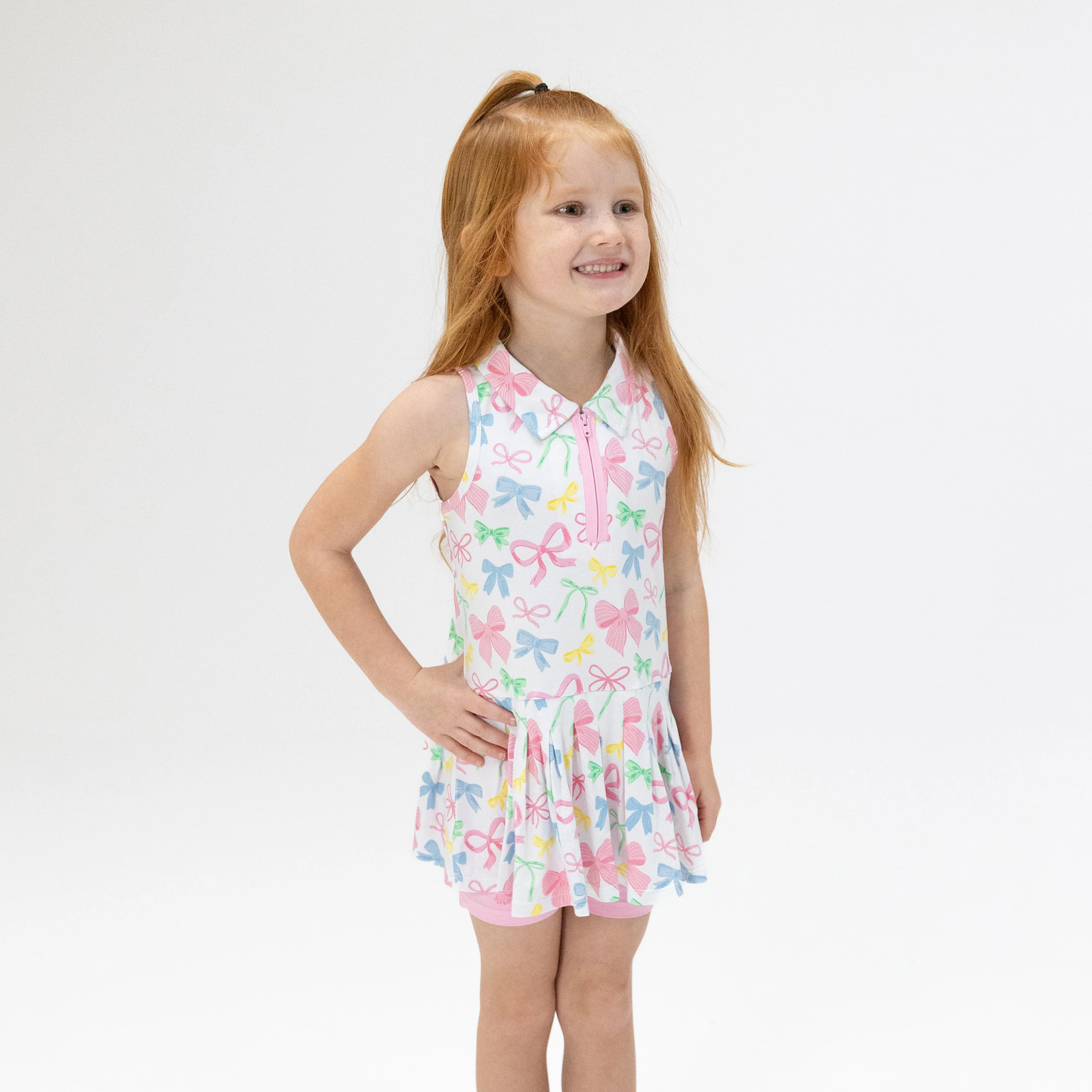 Sweet Bows - Polo Tennis Dress with Cartwheel Short - Persnickety Shop