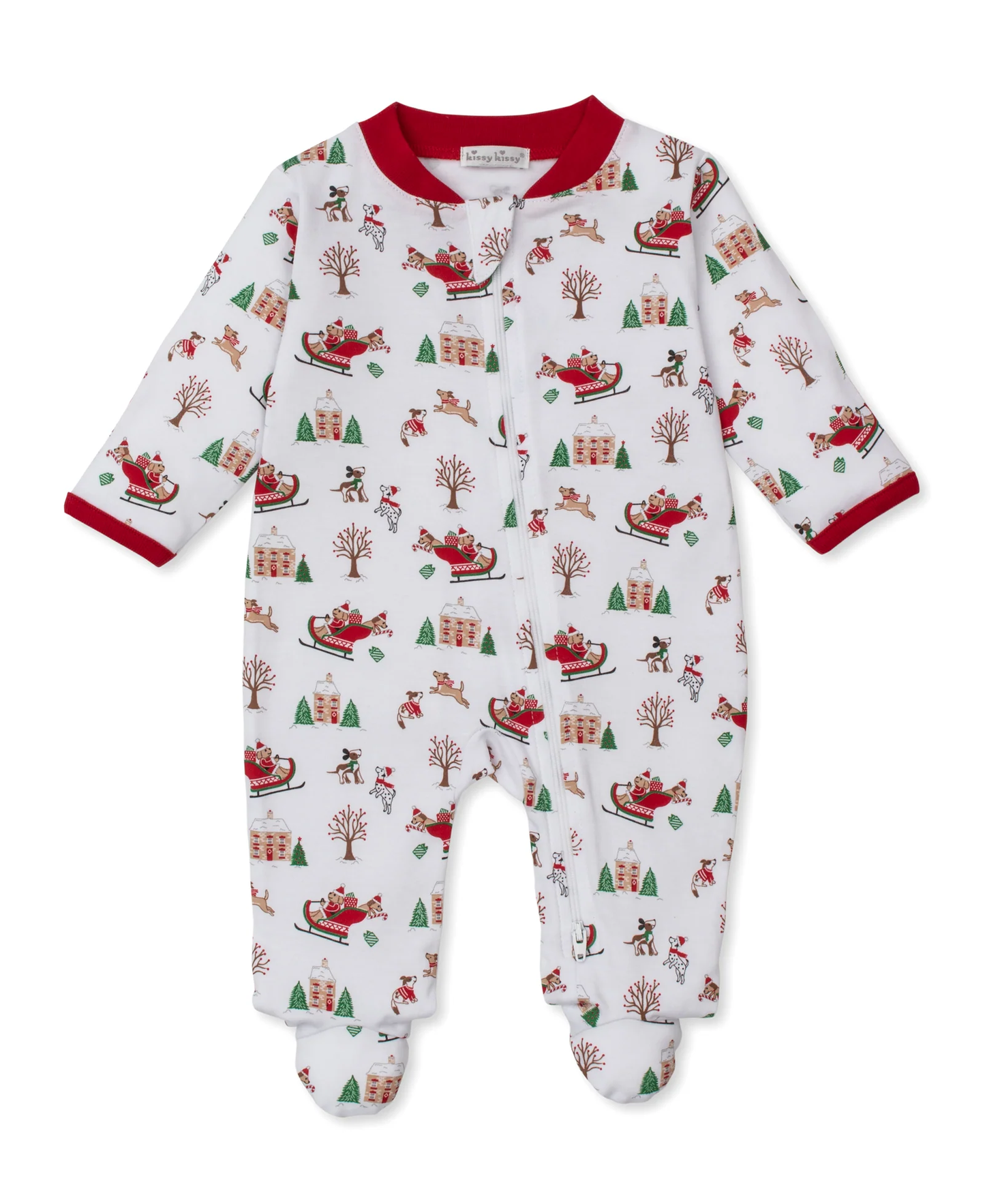 Kissy Kissy PJs Up Up & Away ChristmasPajamas - Persnickety Shop
