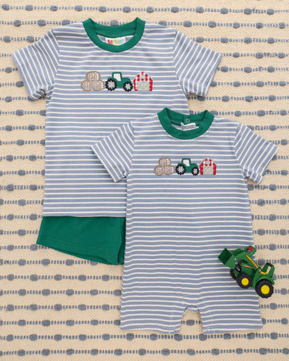 Jellybean Boy Farm Days Romper - Persnickety Shop
