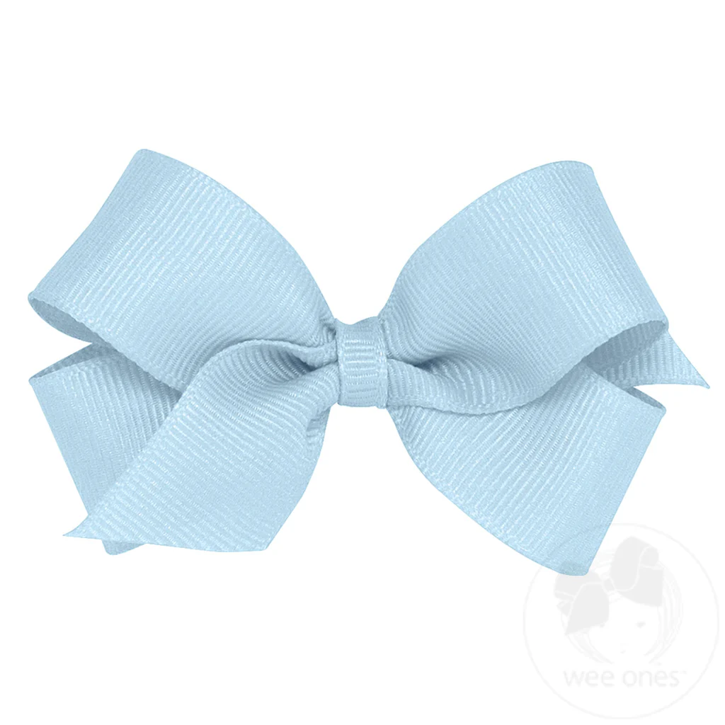 Wee Ones Mini Classic Grosgrain Hair Bow MANY COLORS - Persnickety Shop