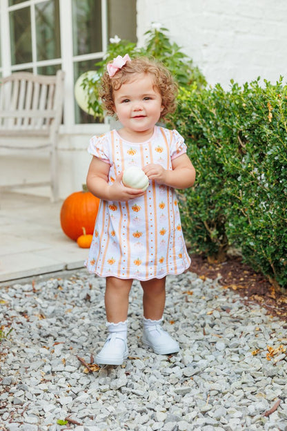 Trotter Street Kids Pumpkin Patch Scalloped Bubble