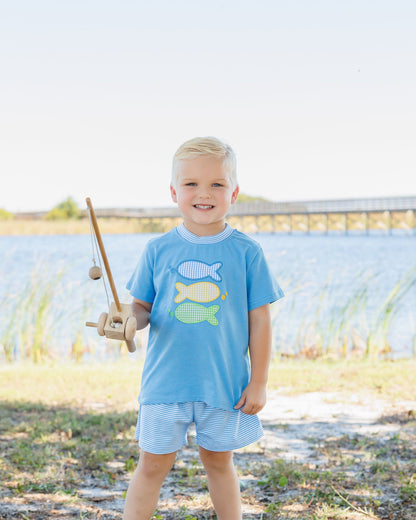 Jellybean Boy's One Fish Two Fish Short Set - Persnickety Shop