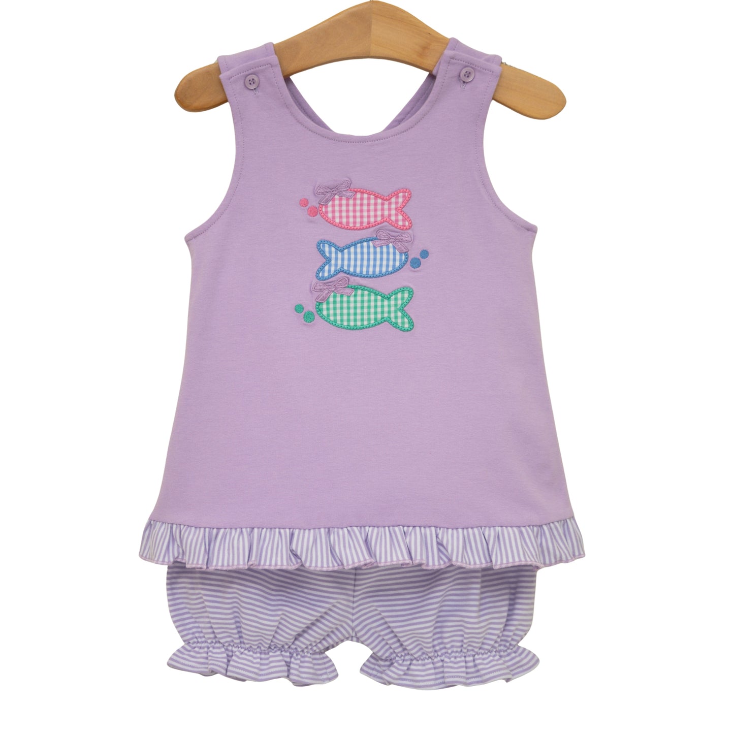 Jellybean One Fish Two Fish Swing Back Bloomer Set - Persnickety Shop