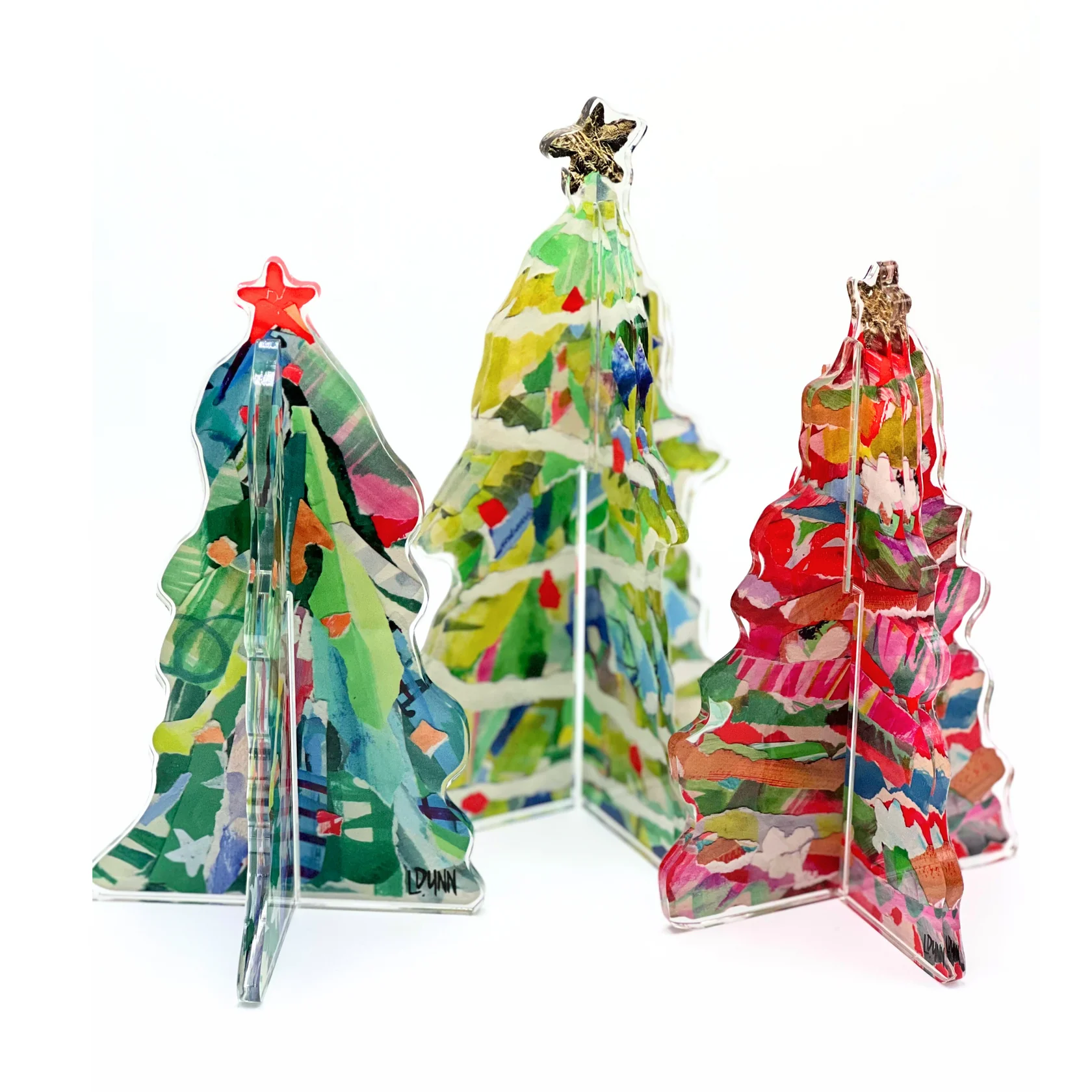 3-D Adorned Christmas Tree Collection - Persnickety Shop