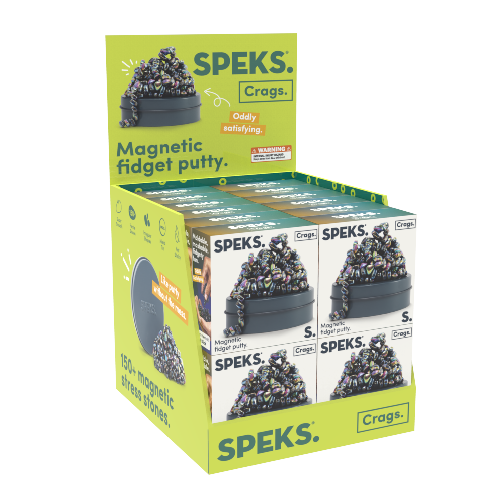 Speks - MINI Magnetic Putty Crags- Tin Color: Oil Slick Minis