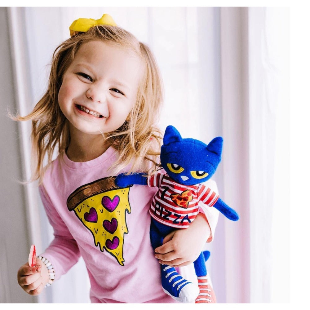 MerryMakers Pete the Cat Pizza Party Plush And Hardcover Book Set - Persnickety Shop