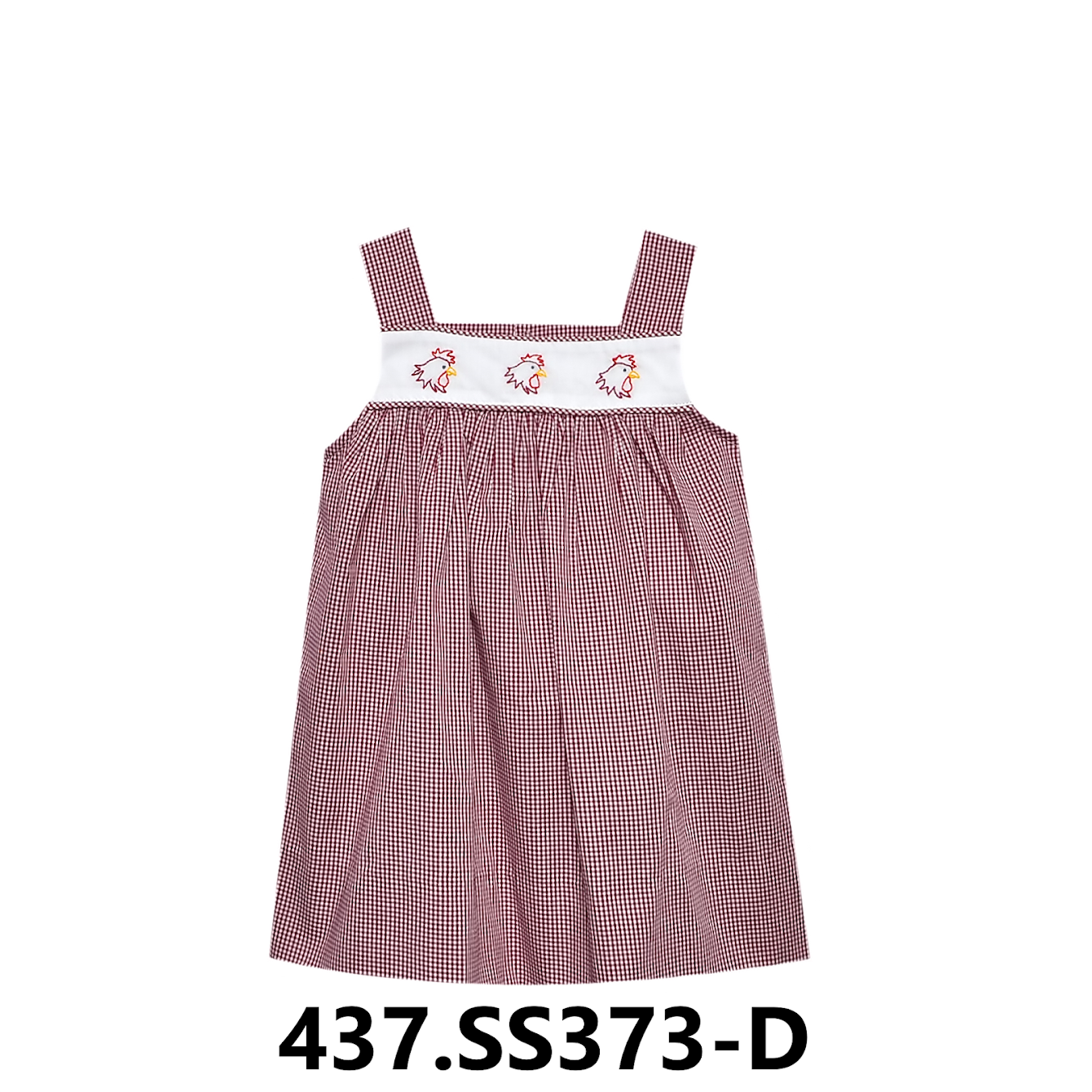 Gamecock Face Prints  Black/Garnet Dress