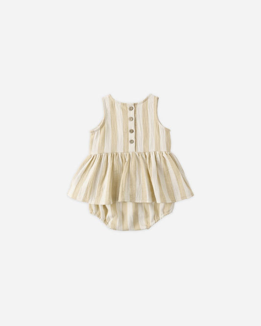 Skirted Tank Romper || Summer Stripe - Persnickety Shop