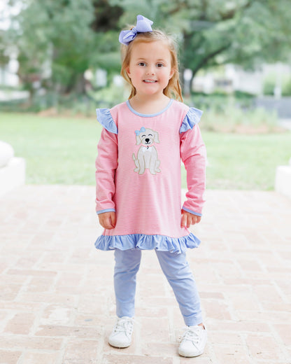 PRE-ORDER | My Best Friend Flutter Pant Set Jellybean by Smock Candy - Persnickety Shop