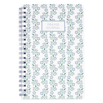 PRAYER JOURNAL, BLUE FLORAL - Persnickety Shop