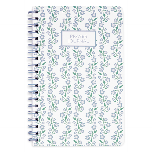 PRAYER JOURNAL, BLUE FLORAL - Persnickety Shop