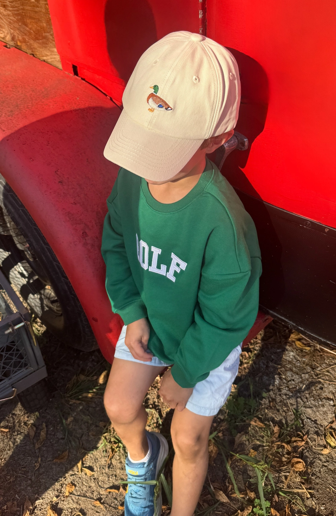 Khaki Mallard Baseball Hat Youth - Persnickety Shop
