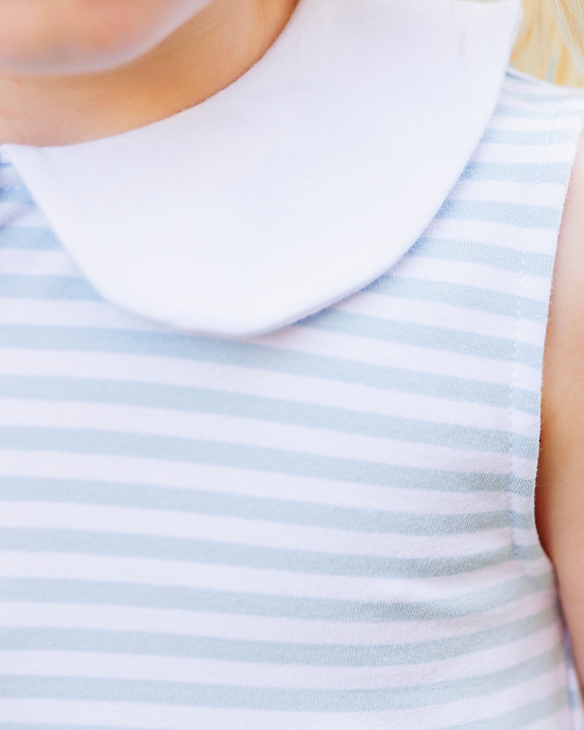 Jellybean Georgia Dress- Light Blue Medium Stripe - Persnickety Shop