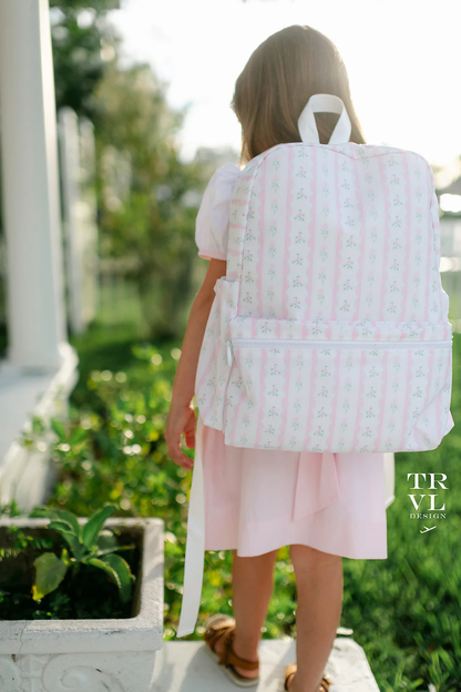 BACKPACKER - BACKPACK RIBBON FLORAL PINK - Persnickety Shop