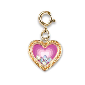 CHARM IT® Gold Heart Shaker Charm - Persnickety Shop