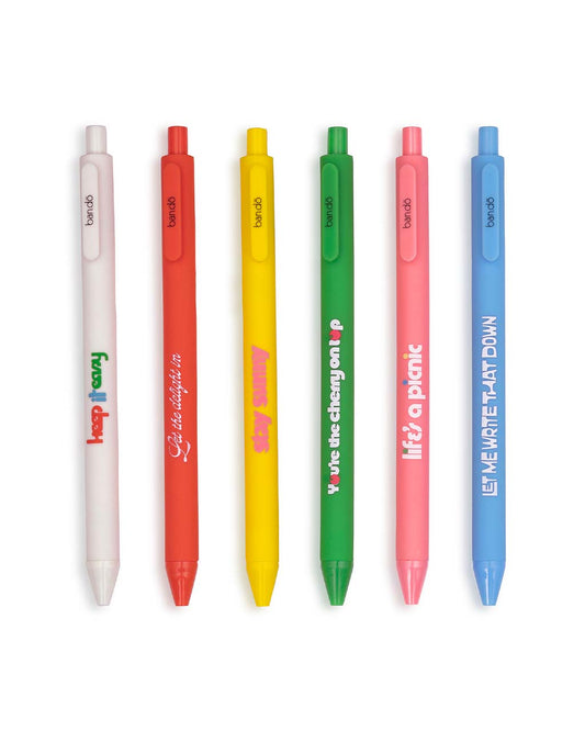 WRITE ON GEL PEN SET - YOU'RE THE CHERRY ON TOP Ban.Do