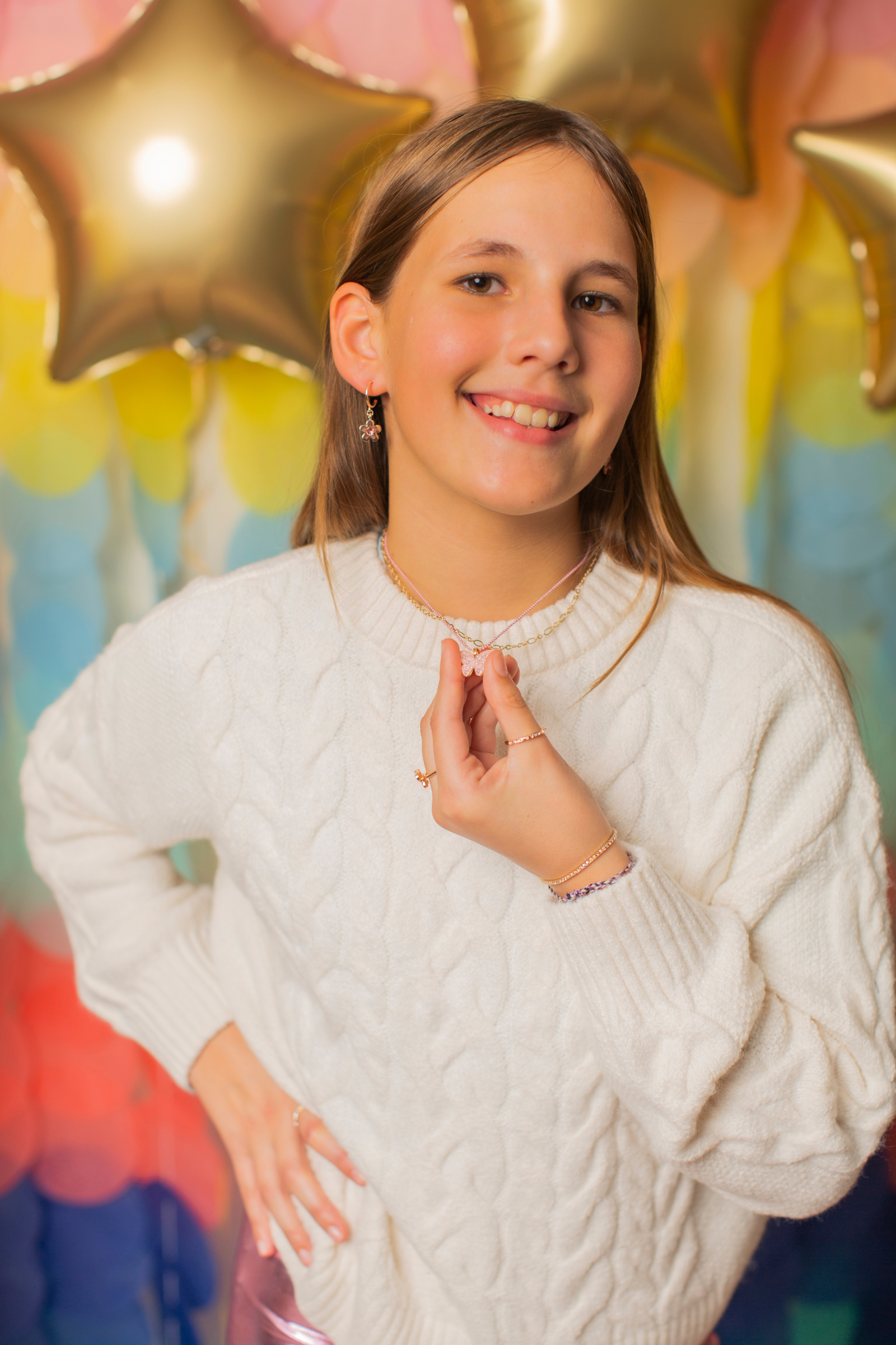 Boutique Chic Bubbly Butterfly Necklace - Persnickety Shop